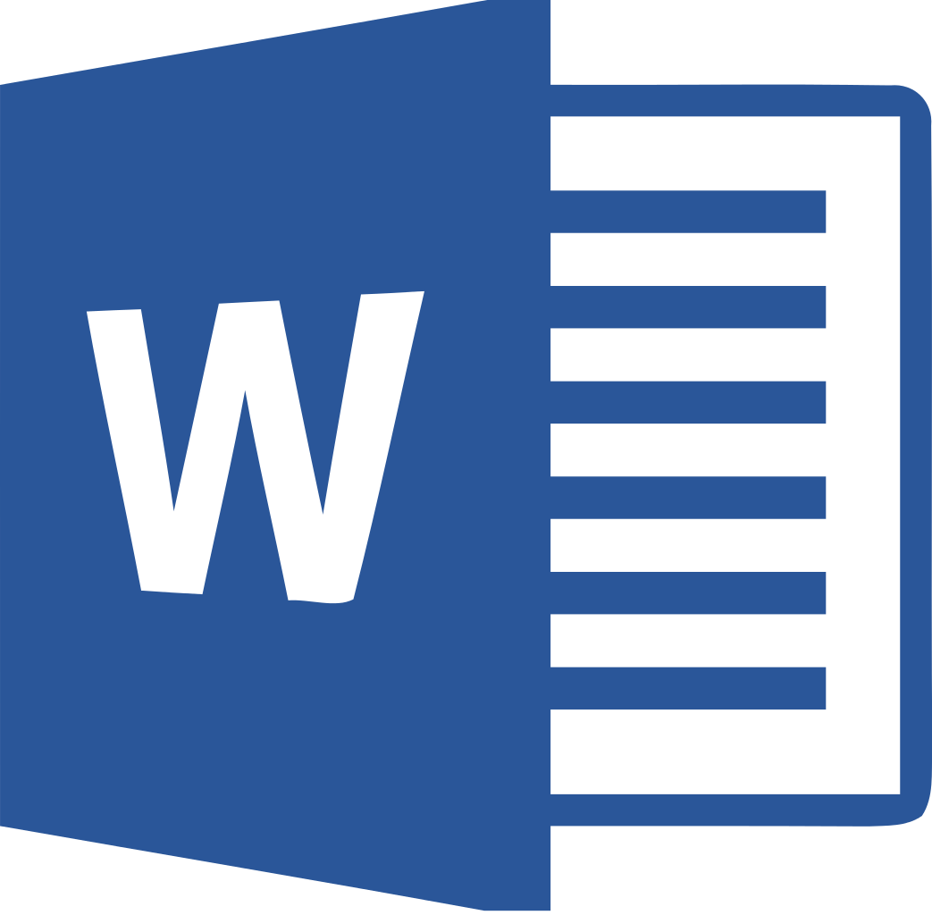 1043px Microsoft Word 2013 logo.svg